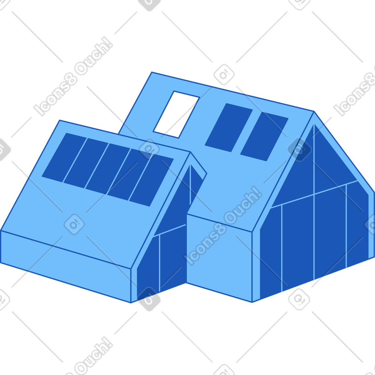 Ilustración Casa en estilo Storyline a descargar en PNG y SVG