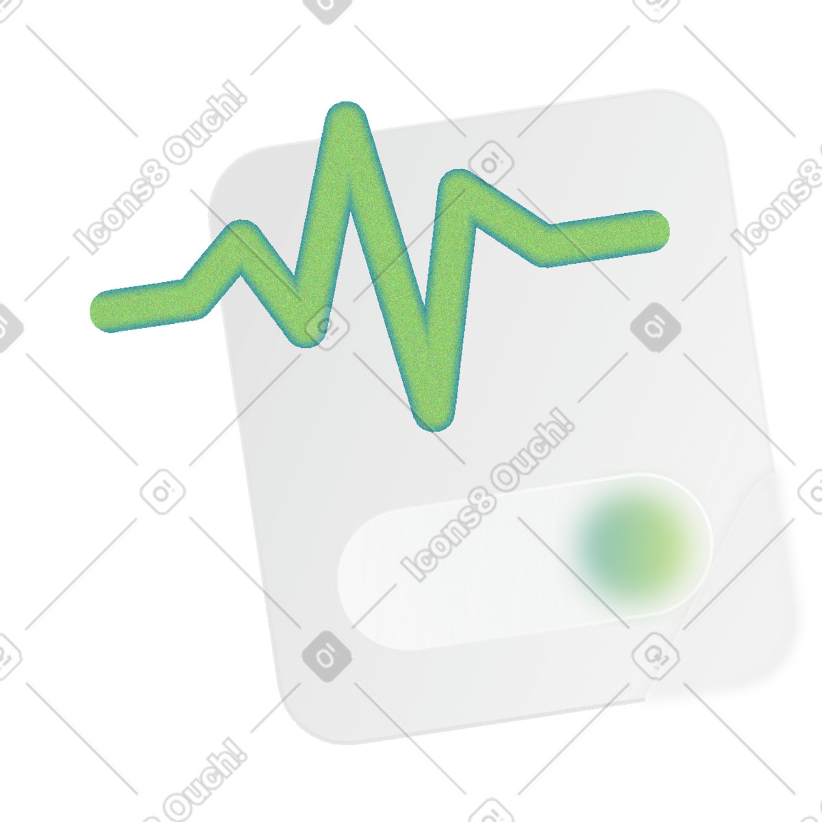 Illustration Écran de montre fitness dans le style Morphis à télécharger aux formats PNG, SVG