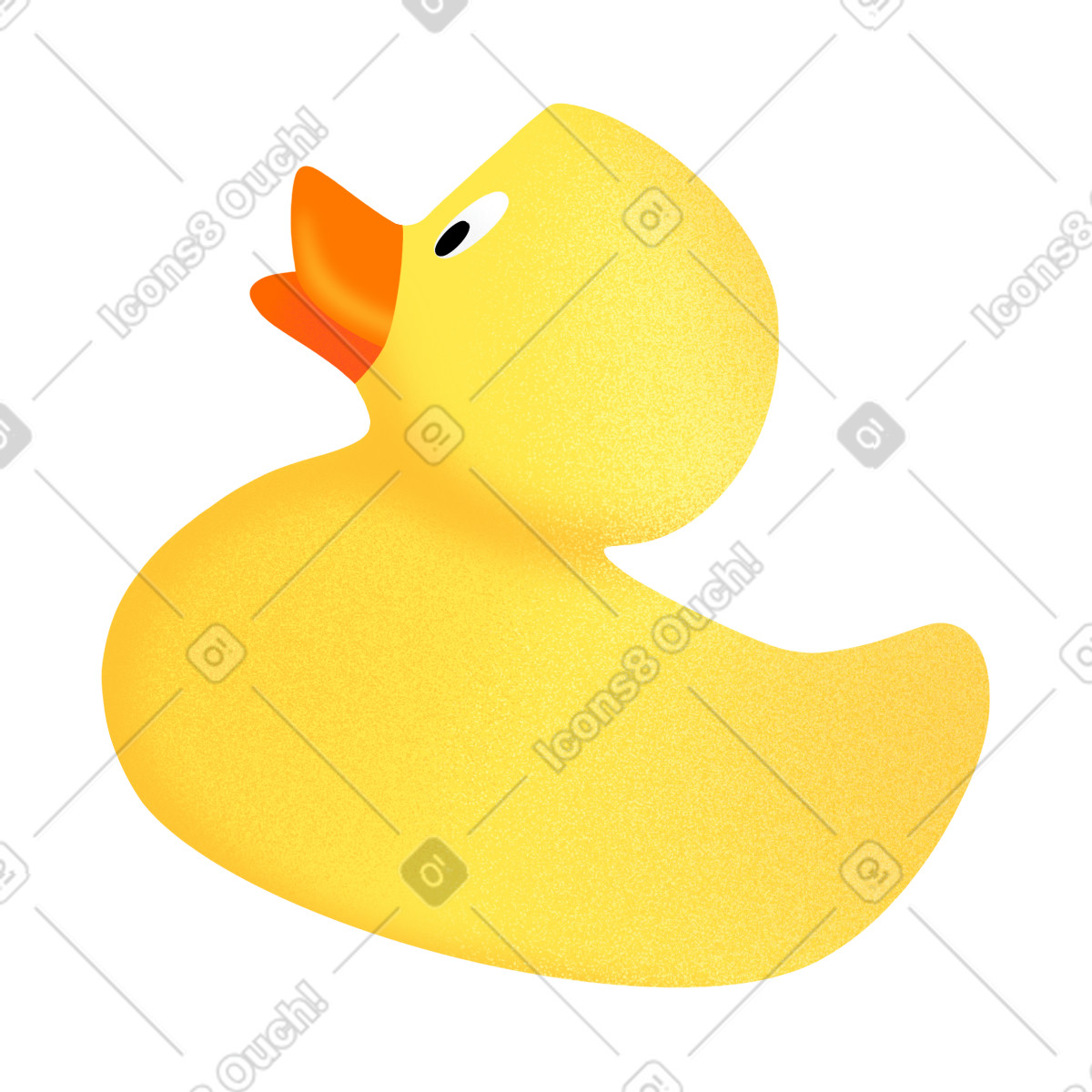 Illustration Rubber duck dans le style Joy à télécharger aux formats PNG, SVG