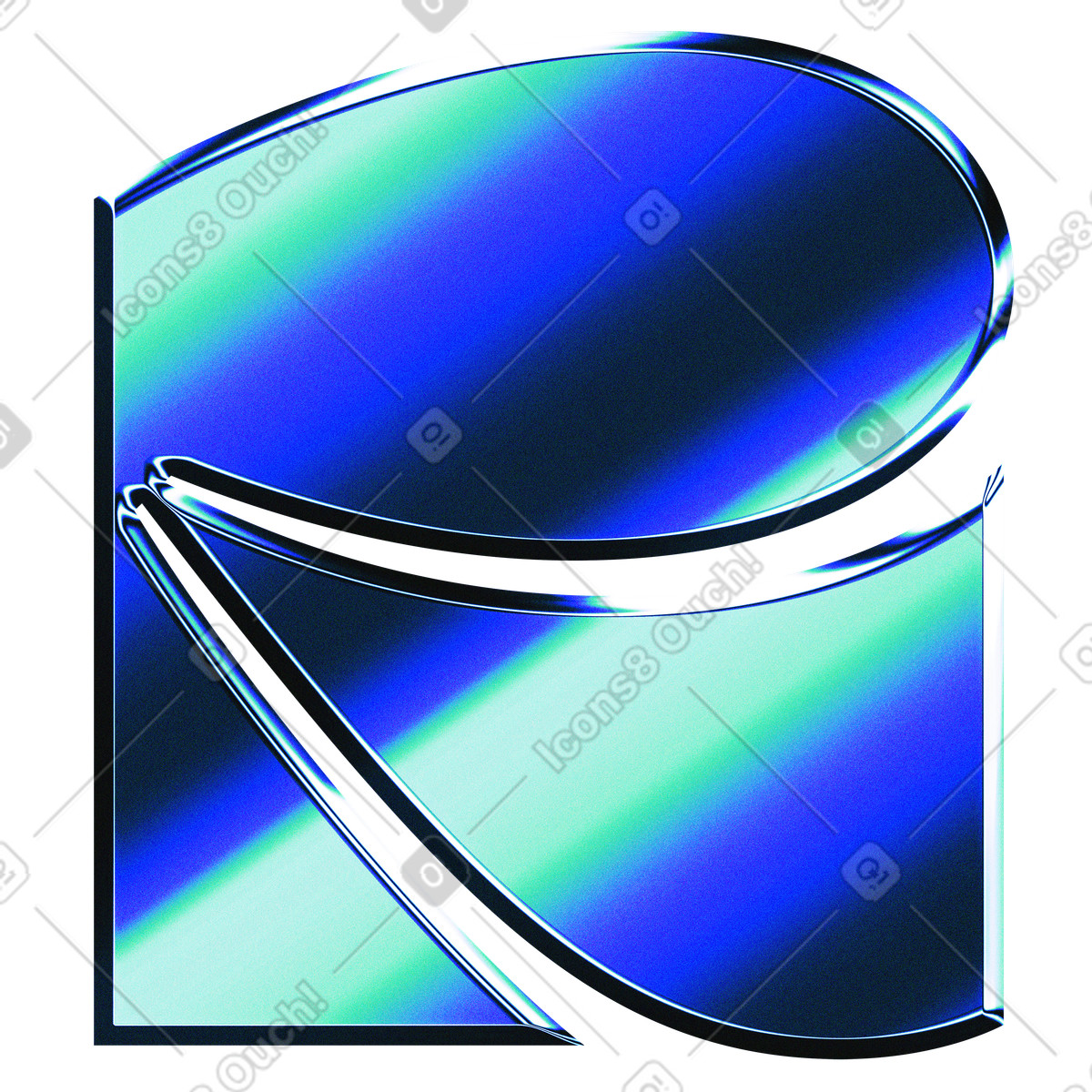 Type スタイルの 文字r のイラストをPNG、SVG形式でダウンロード