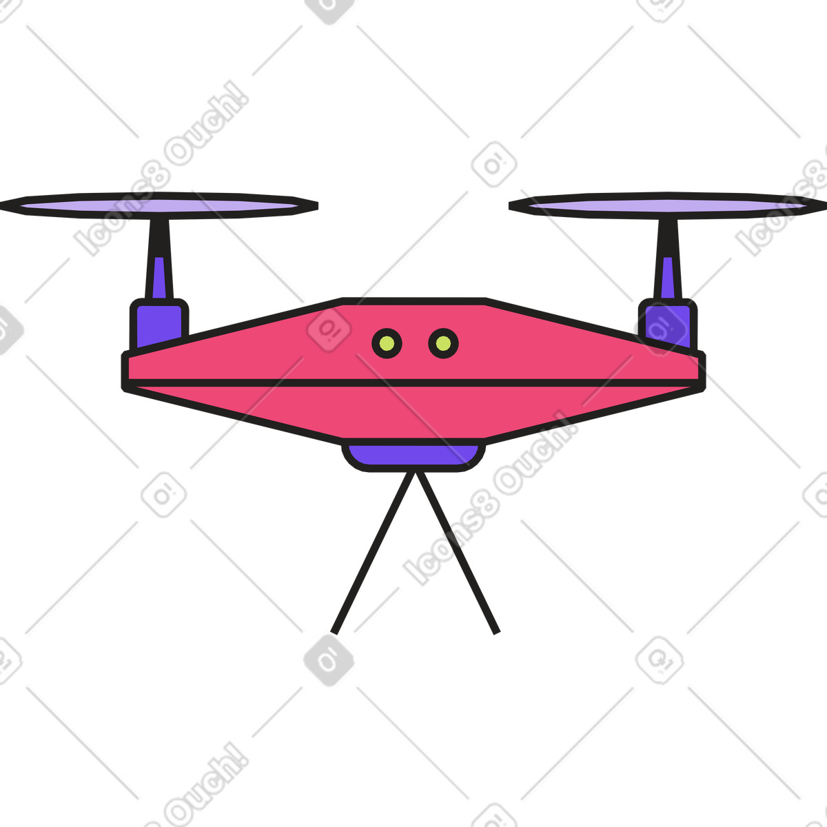 下载 Dazzle 风格的 直升飞机 插画，支持 PNG、SVG 格式