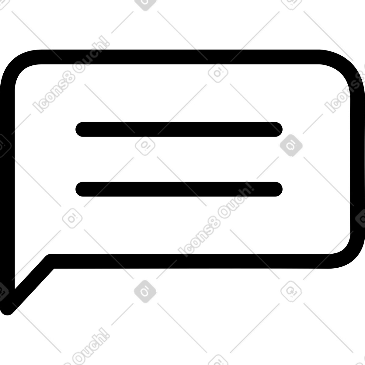 Dialog box illustration in Transistor style download in PNG, SVG