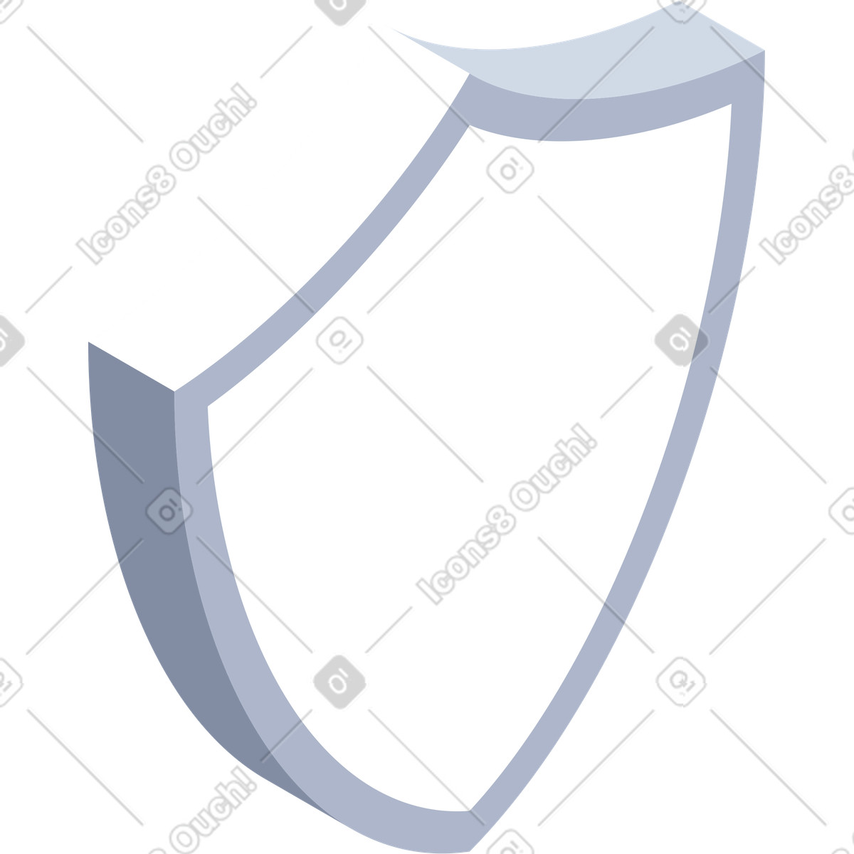 Shield illustration in System style download in PNG, SVG
