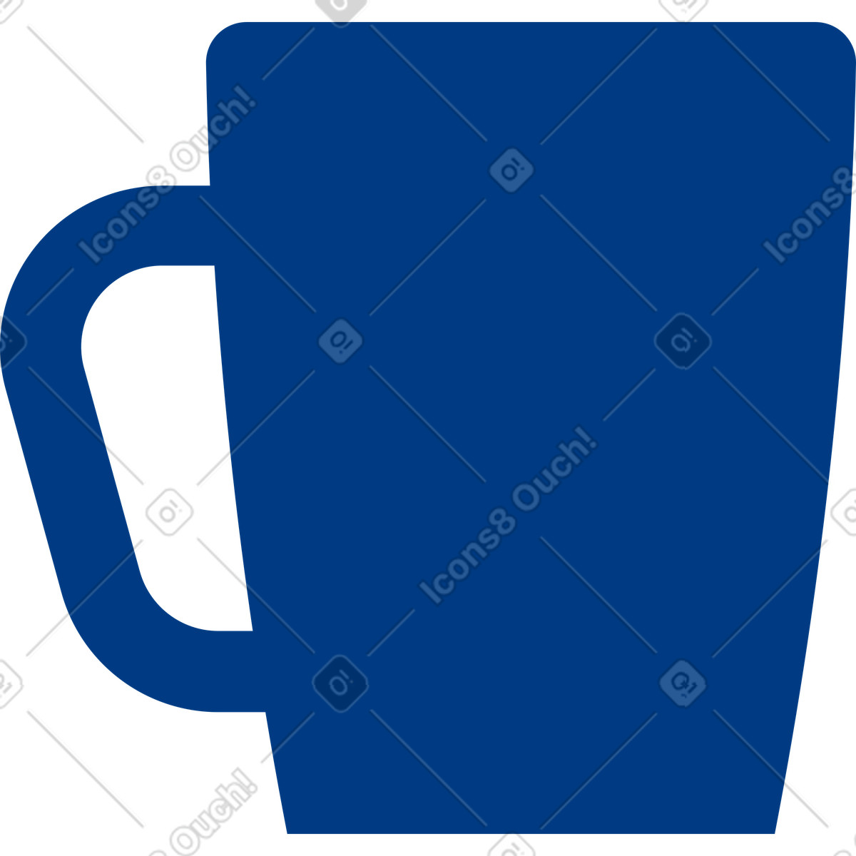 Urban スタイルの コーヒーカップ のイラストをPNG、SVG形式でダウンロード