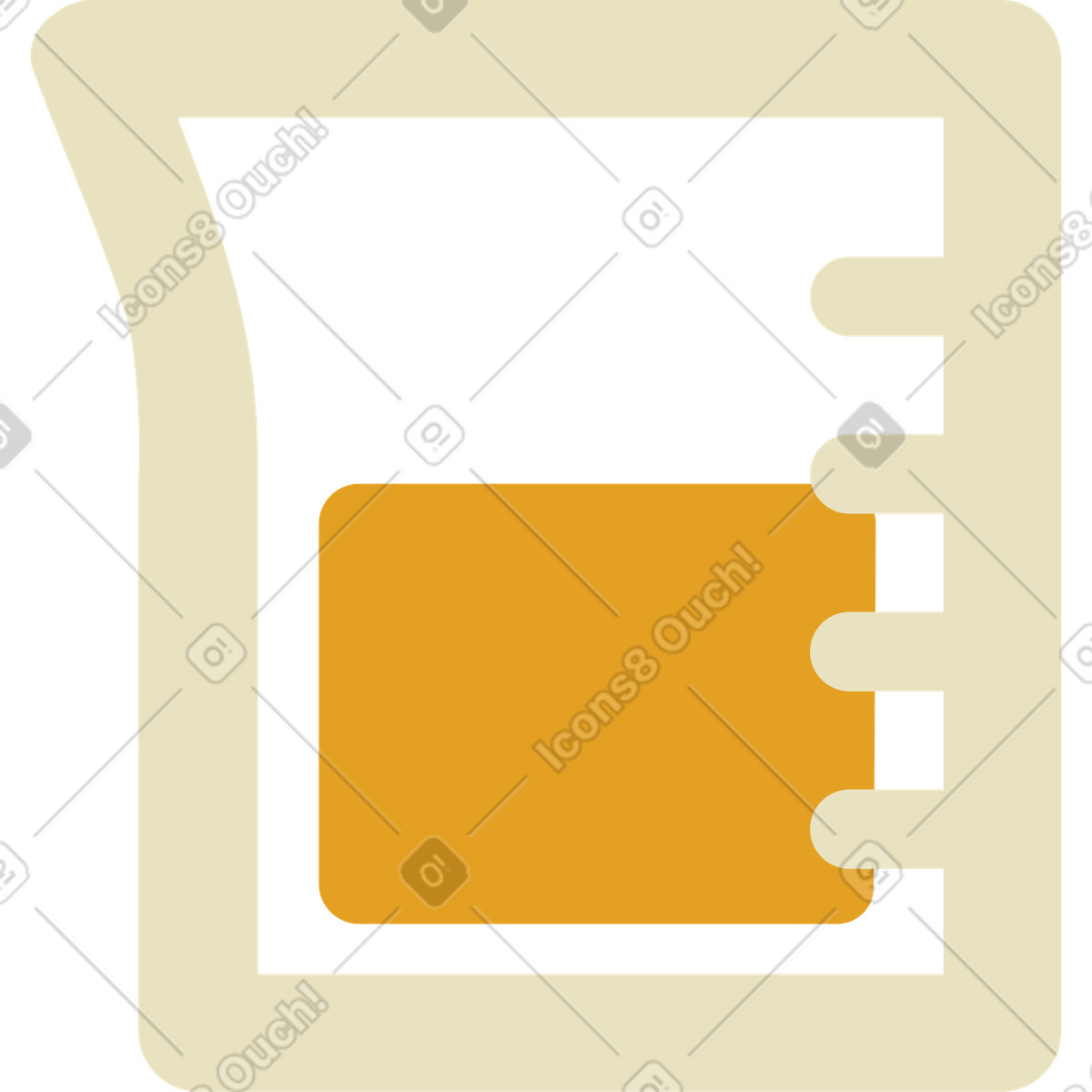 Measuring cup illustration in Arabica style download in PNG, SVG
