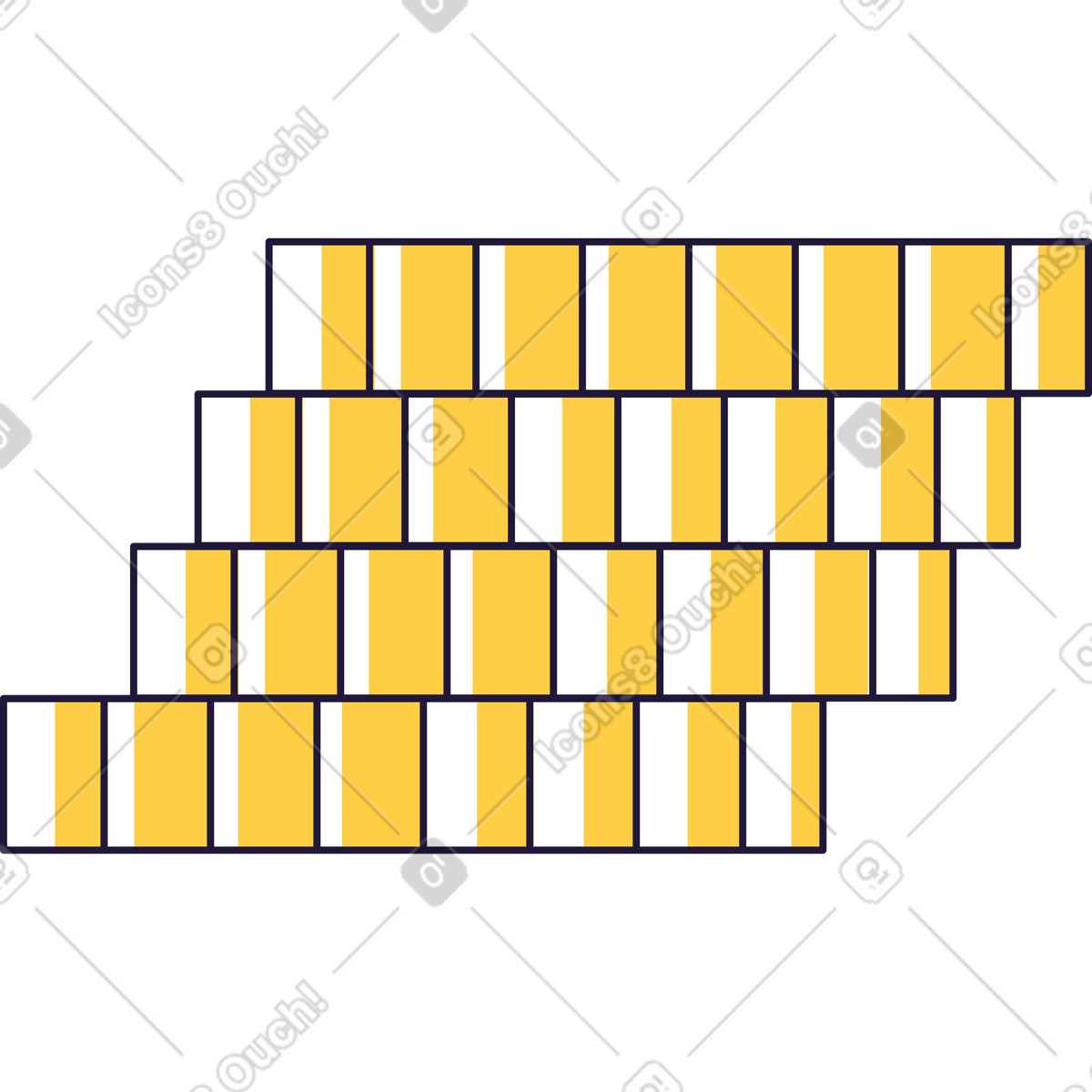 Ilustración Monedas en estilo Conifer a descargar en PNG y SVG