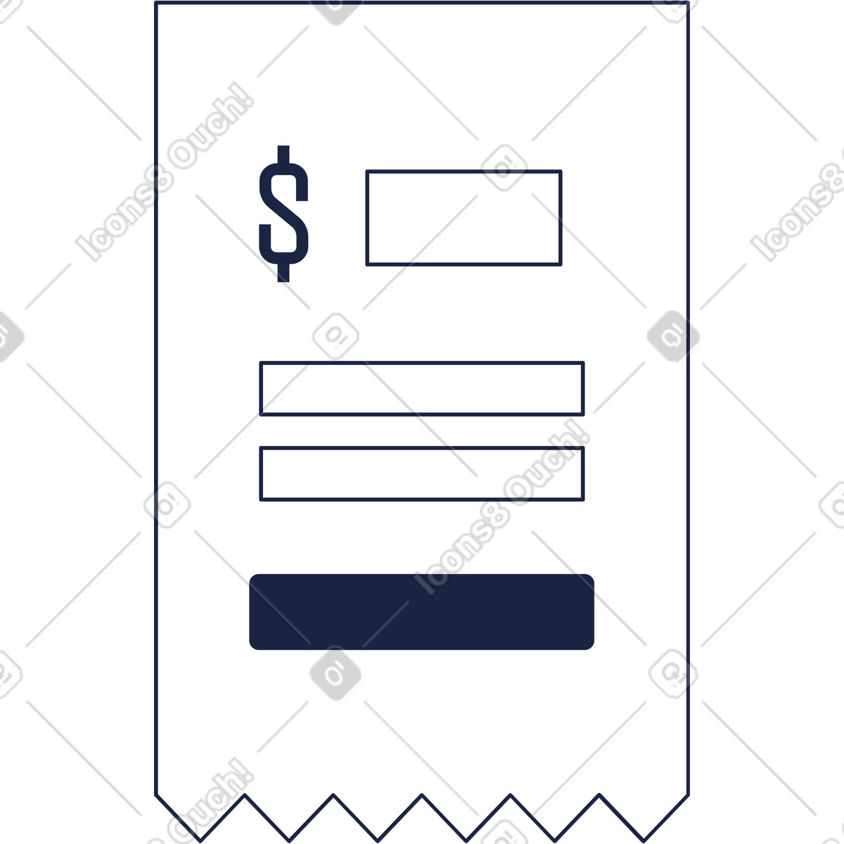 Check illustration in PNG, SVG