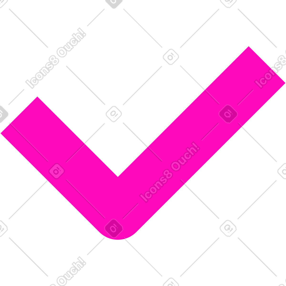 Ilustración Signo de marca verificación en estilo Basic a descargar en PNG y SVG