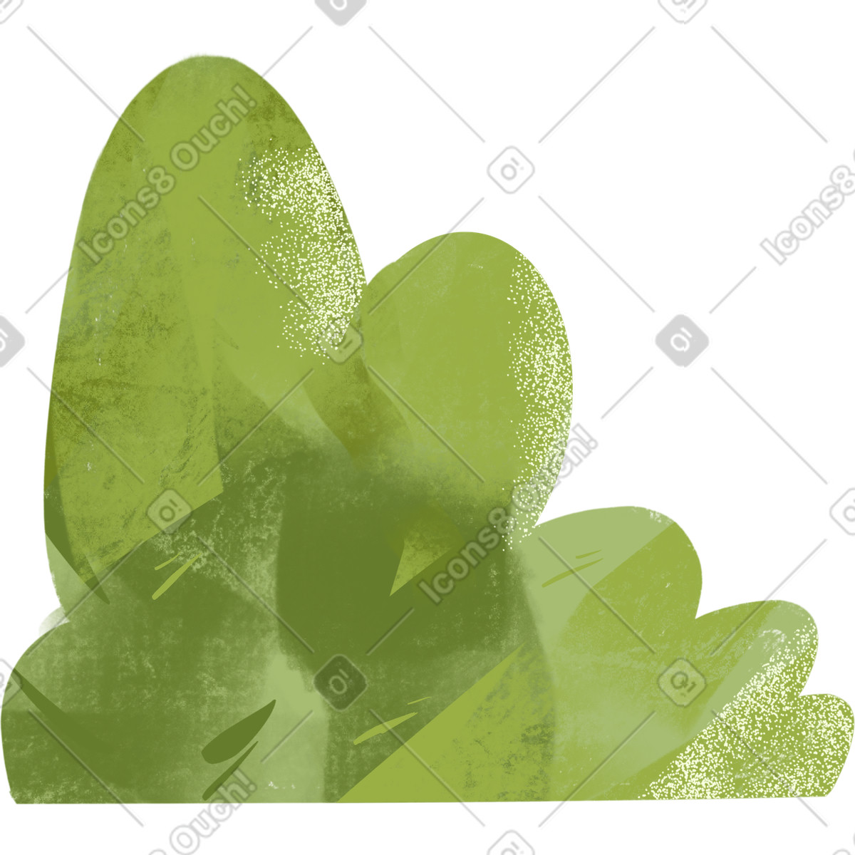 Ilustração de Arbusto em no estilo Fabulous para baixar em PNG, SVG