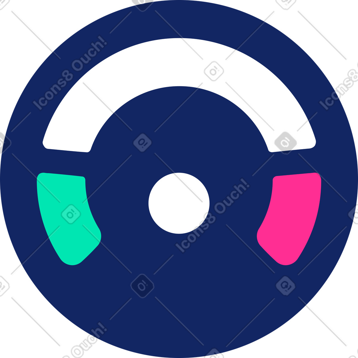Ilustración Velocímetro en estilo Cyborg a descargar en PNG y SVG