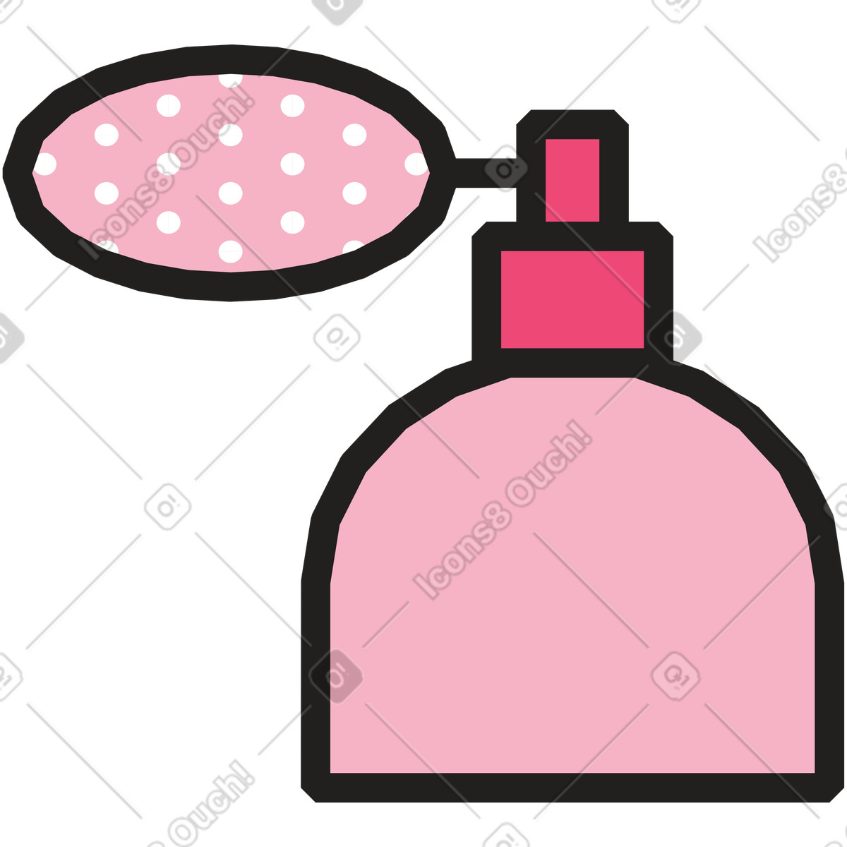 下载 Dazzle 风格的 香水 插画，支持 PNG、SVG 格式