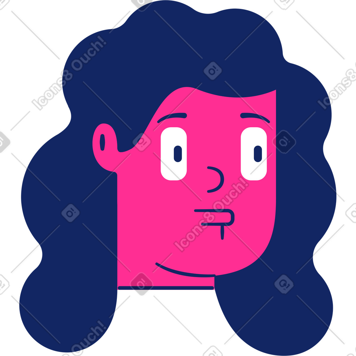 Illustration Tête dans le style Cyborg à télécharger aux formats PNG, SVG