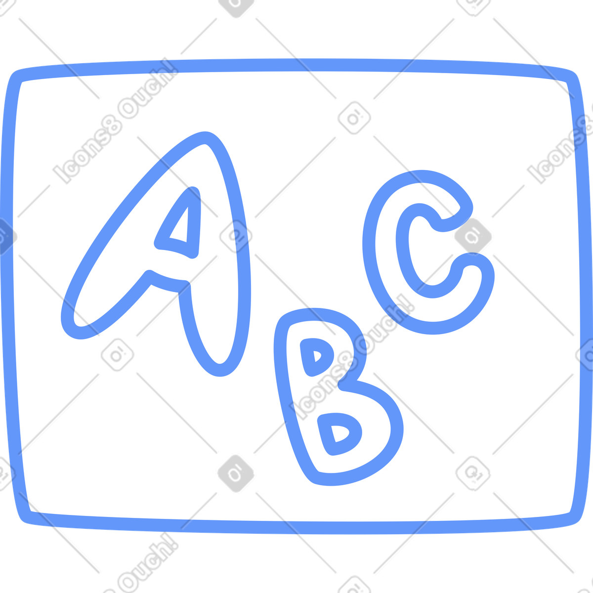 Alfabeto inglese illustrazione in stile Plain scarica in PNG, SVG