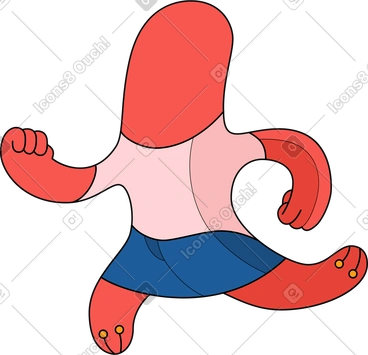 Child girl running PNG, SVG