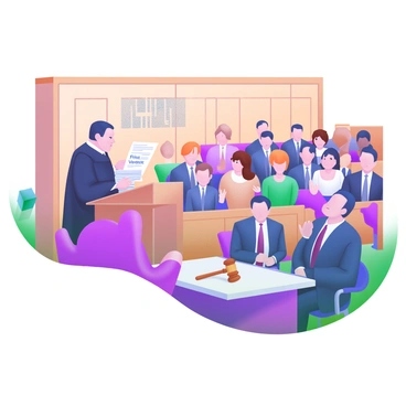 A courtroom with wooden paneling and rows of seats filled with diverse spectators. At the front, a judge in black robes stands behind a podium, holding a stack of papers and reading the words "Final Verdict" clearly. The judge's expression is serious, and a gavel is resting on the podium. In the audience, a mix of people are showing various emotions, including anticipation and concern. Attorneys in formal attire are seated at a table, listening intently. The atmosphere is electric with tension as everyone awaits the outcome.