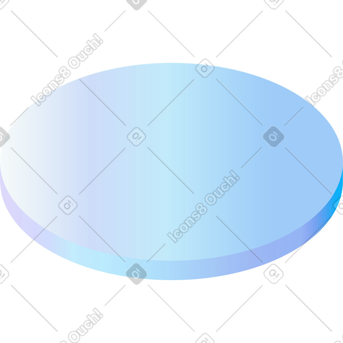 Round shape illustration in Hi-tech style download in PNG, SVG