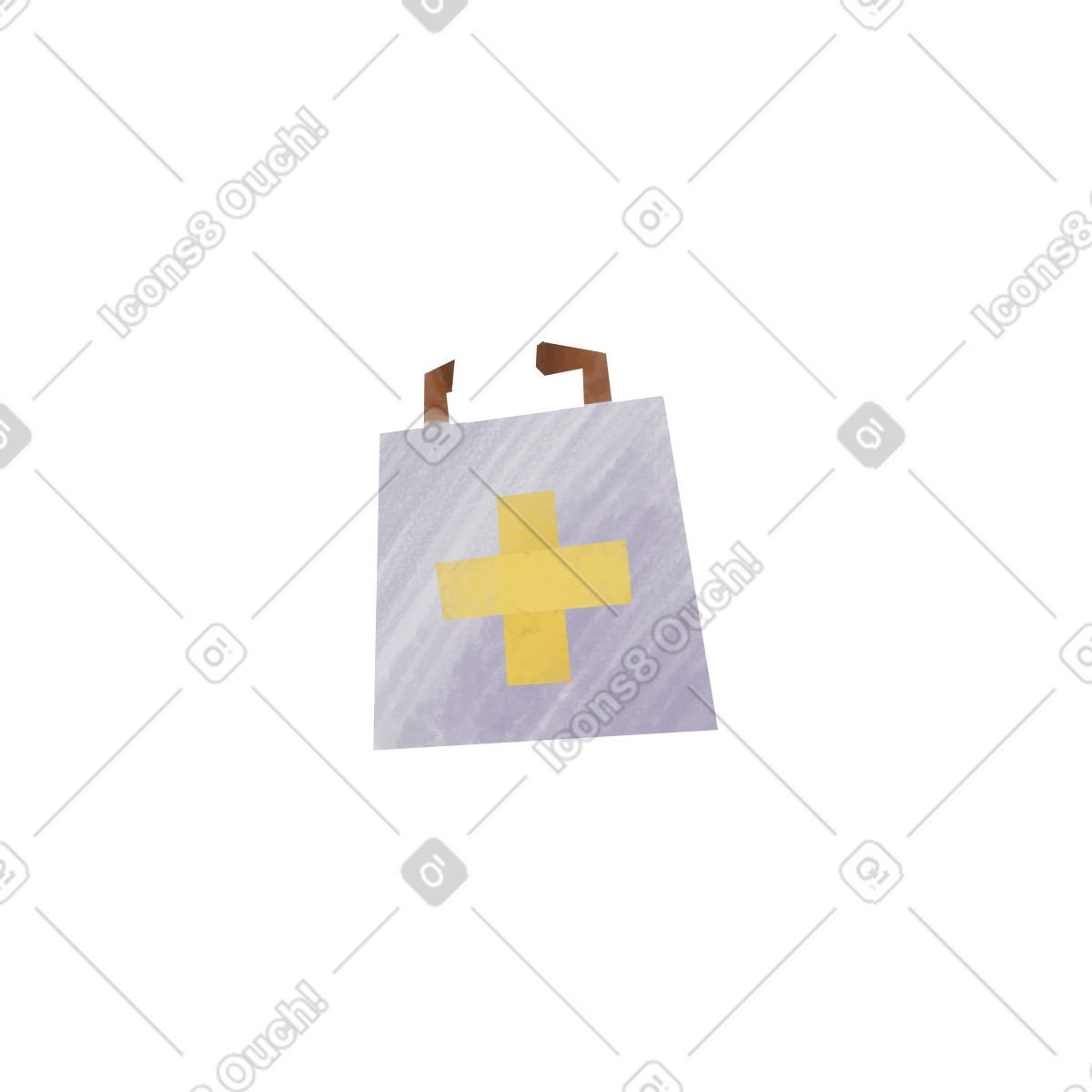 Bag illustration in Family style download in PNG, SVG