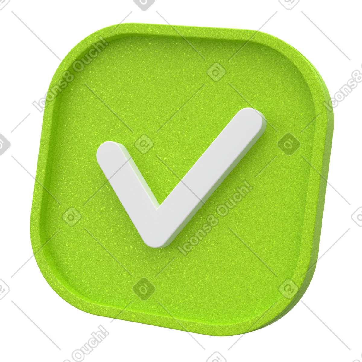 Illustration Coche verte en plastique dans le style 3D Enterprise à télécharger aux formats PNG, SVG