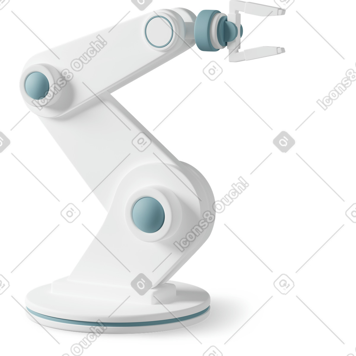 Illustration Robot hand dans le style 3D Casual life à télécharger aux formats PNG, SVG