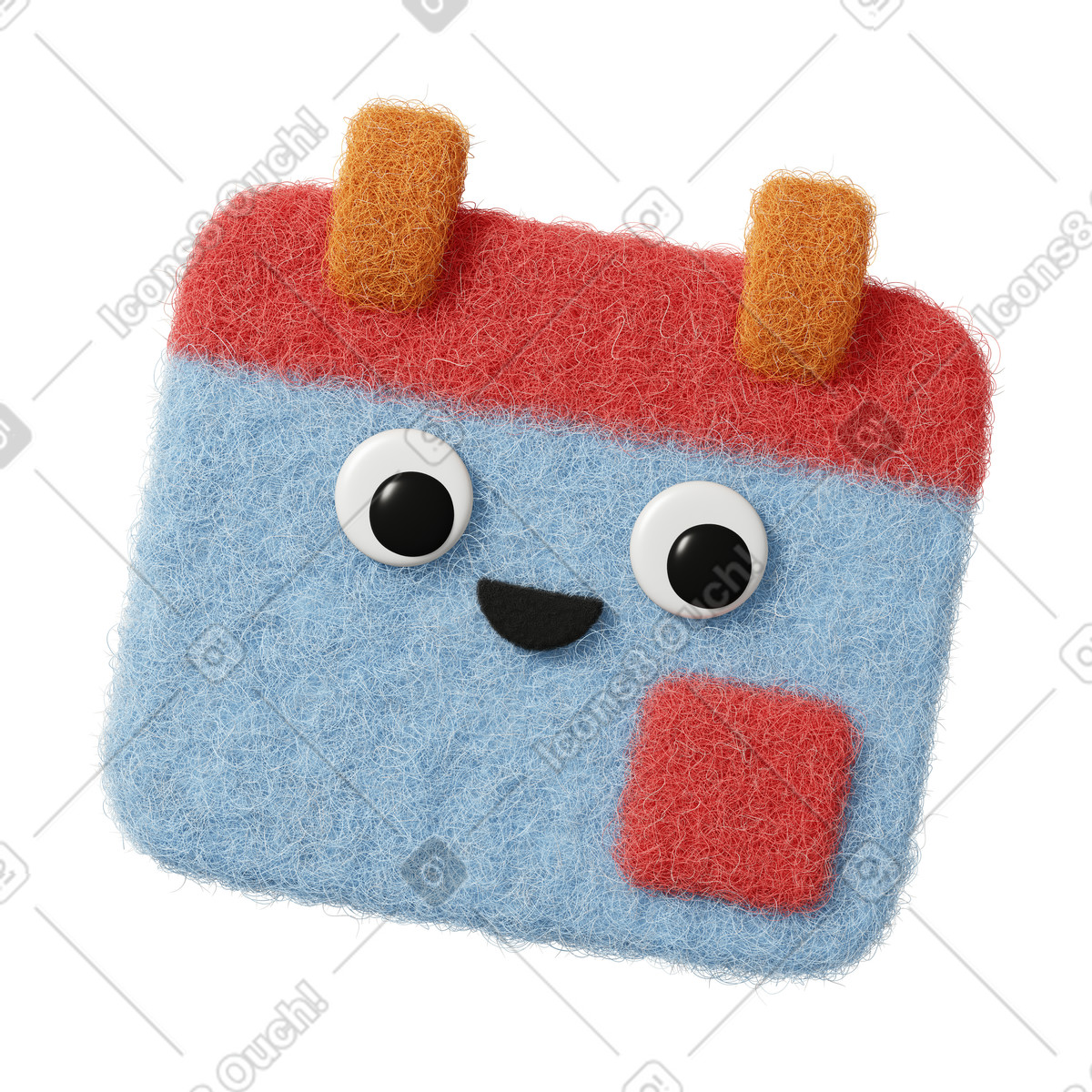 Fuzzy 스타일의 Cute calendar 일러스트레이션 PNG, SVG 다운로드