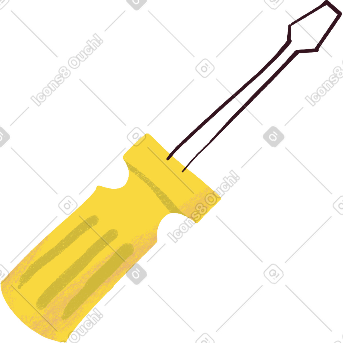 Skrewdriver illustrazione in stile Fabulous scarica in PNG, SVG
