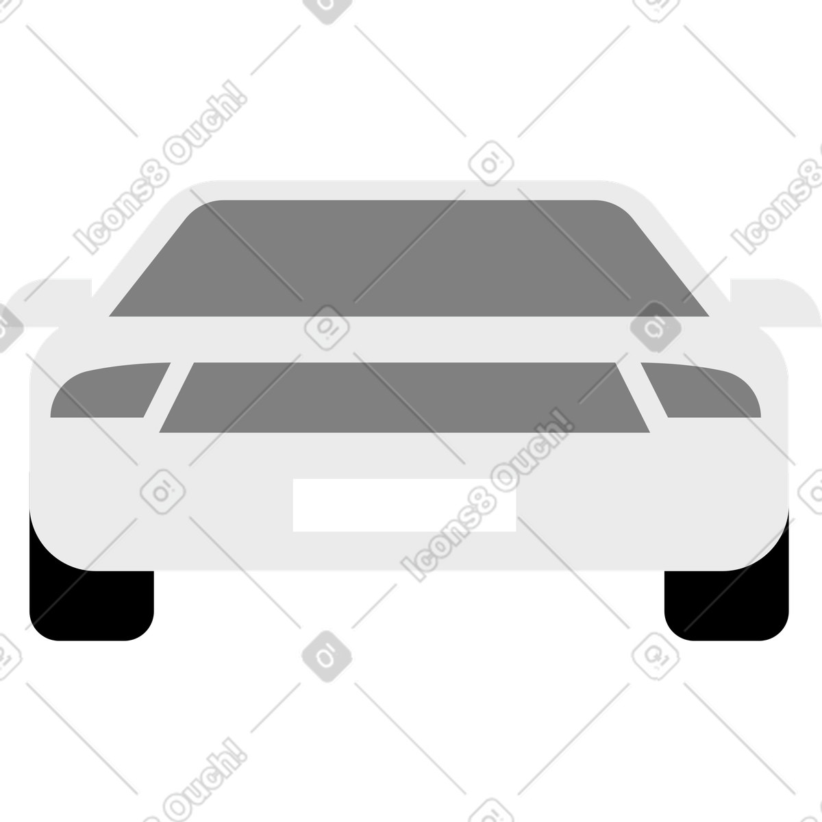 Ilustração de Carro em no estilo Tiny para baixar em PNG, SVG