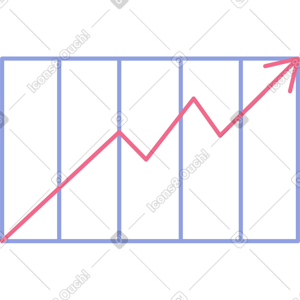 Illustration animée Graphique de plus en dans le style Juicy à télécharger aux formats GIF, Lottie (JSON), AE
