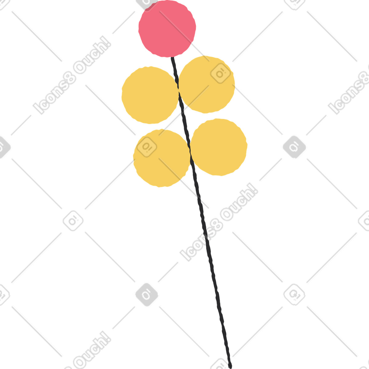 下载 Pablo 风格的 花 插画，支持 PNG、SVG 格式