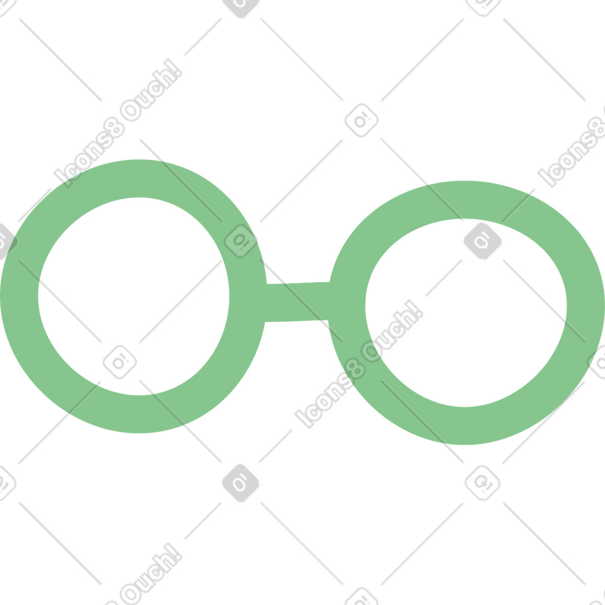Illustration Des lunettes dans le style Stripy à télécharger aux formats PNG, SVG