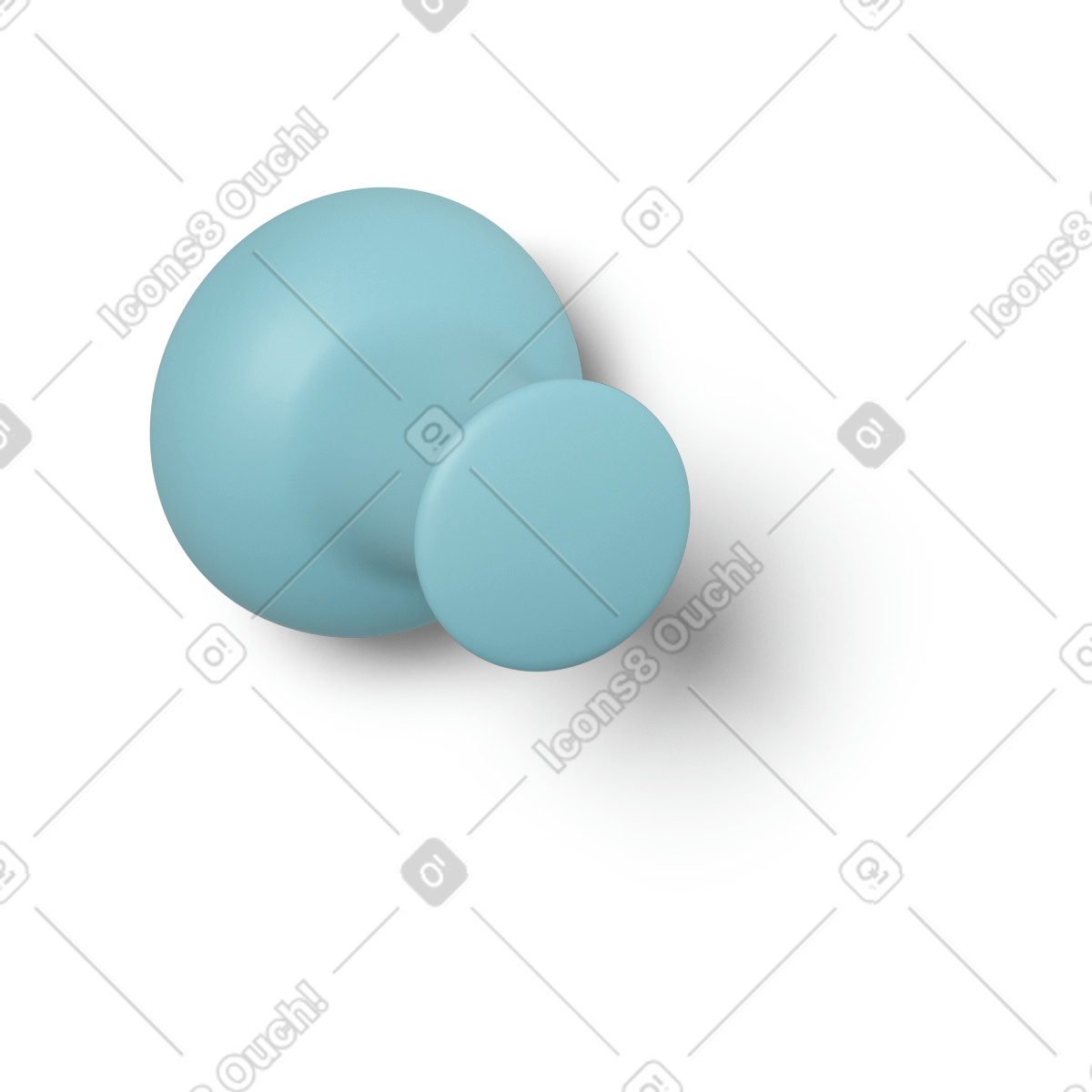 Ilustração de Drawing pin em no estilo 3D Casual life para baixar em PNG, SVG