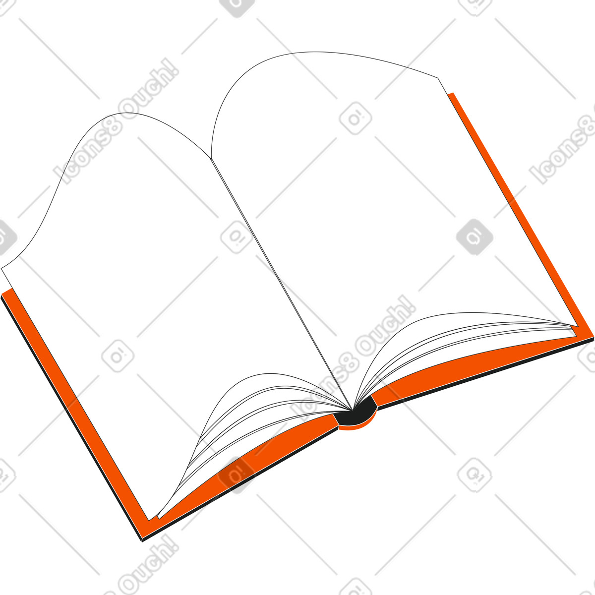 Illustration Livre dans le style Strict à télécharger aux formats PNG, SVG