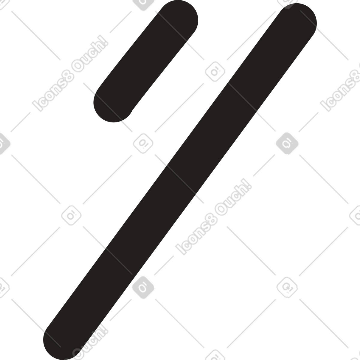 Two lines illustration in PNG, SVG