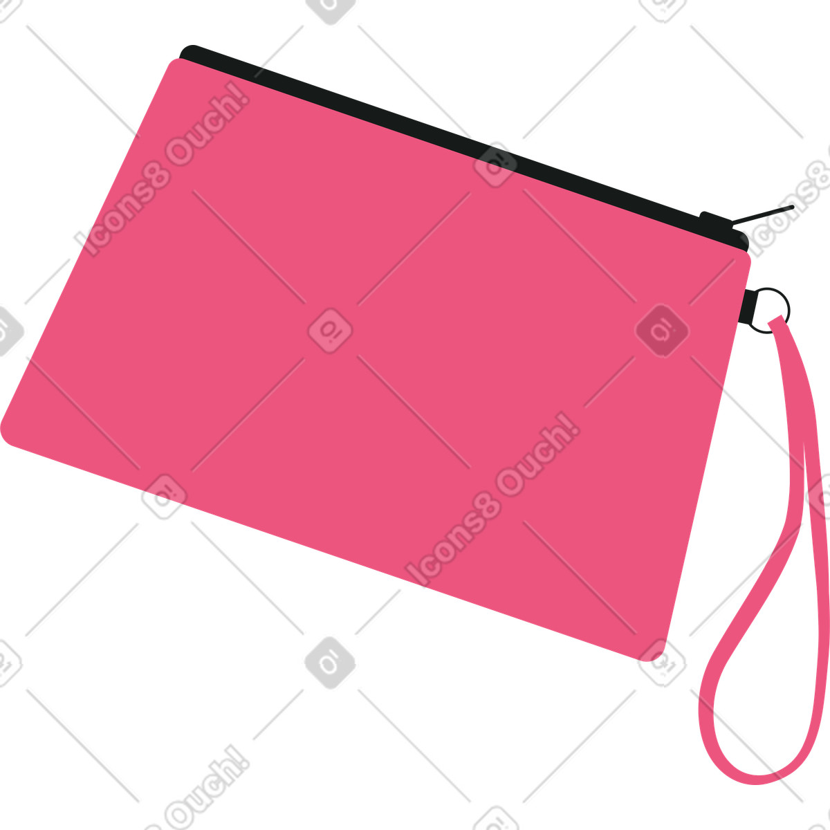 Borsa per cosmetici illustrazione in stile Lounge scarica in PNG, SVG