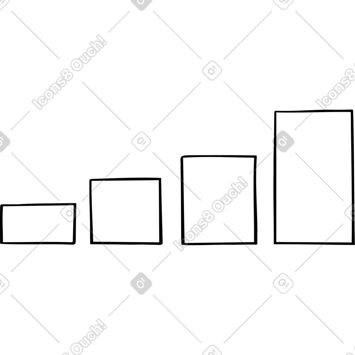 Graph illustration in PNG, SVG