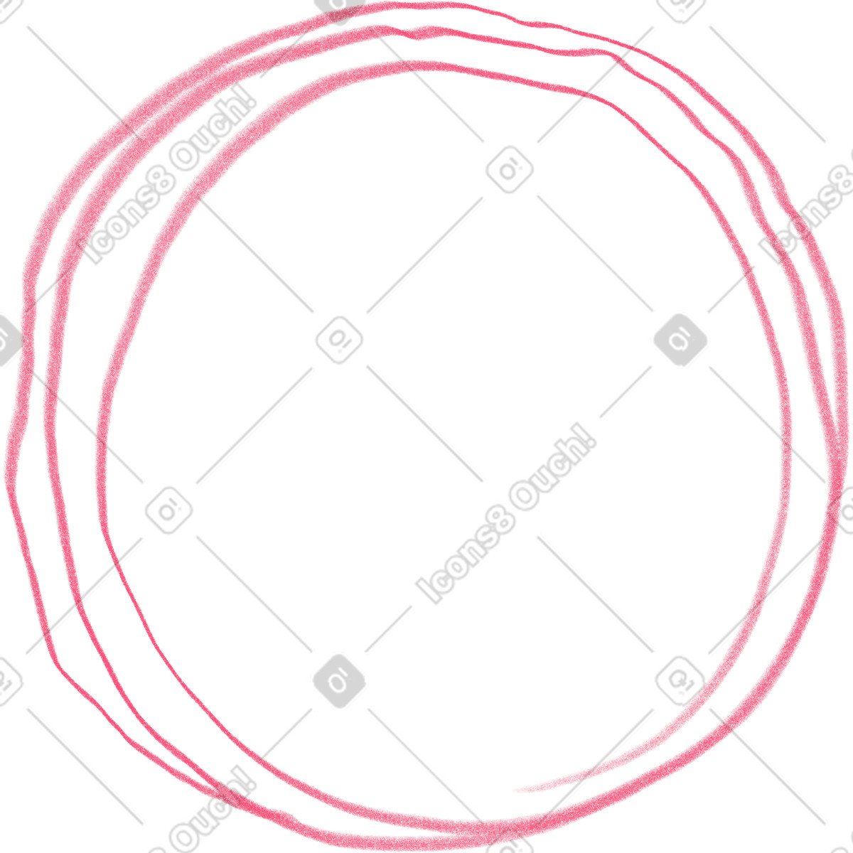 下载 Doodle 风格的 Linear circle 插画，支持 PNG、SVG 格式