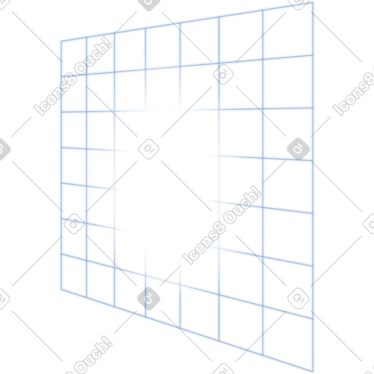 Virtual grid illustration in Dimension style download in PNG, SVG