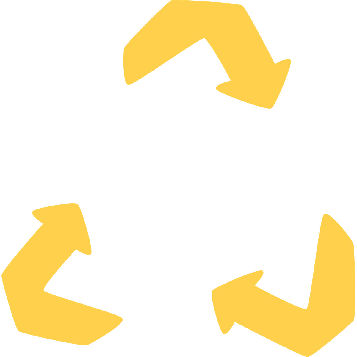 Ilustración Sign of recycling en estilo Bouncy a descargar en PNG y SVG