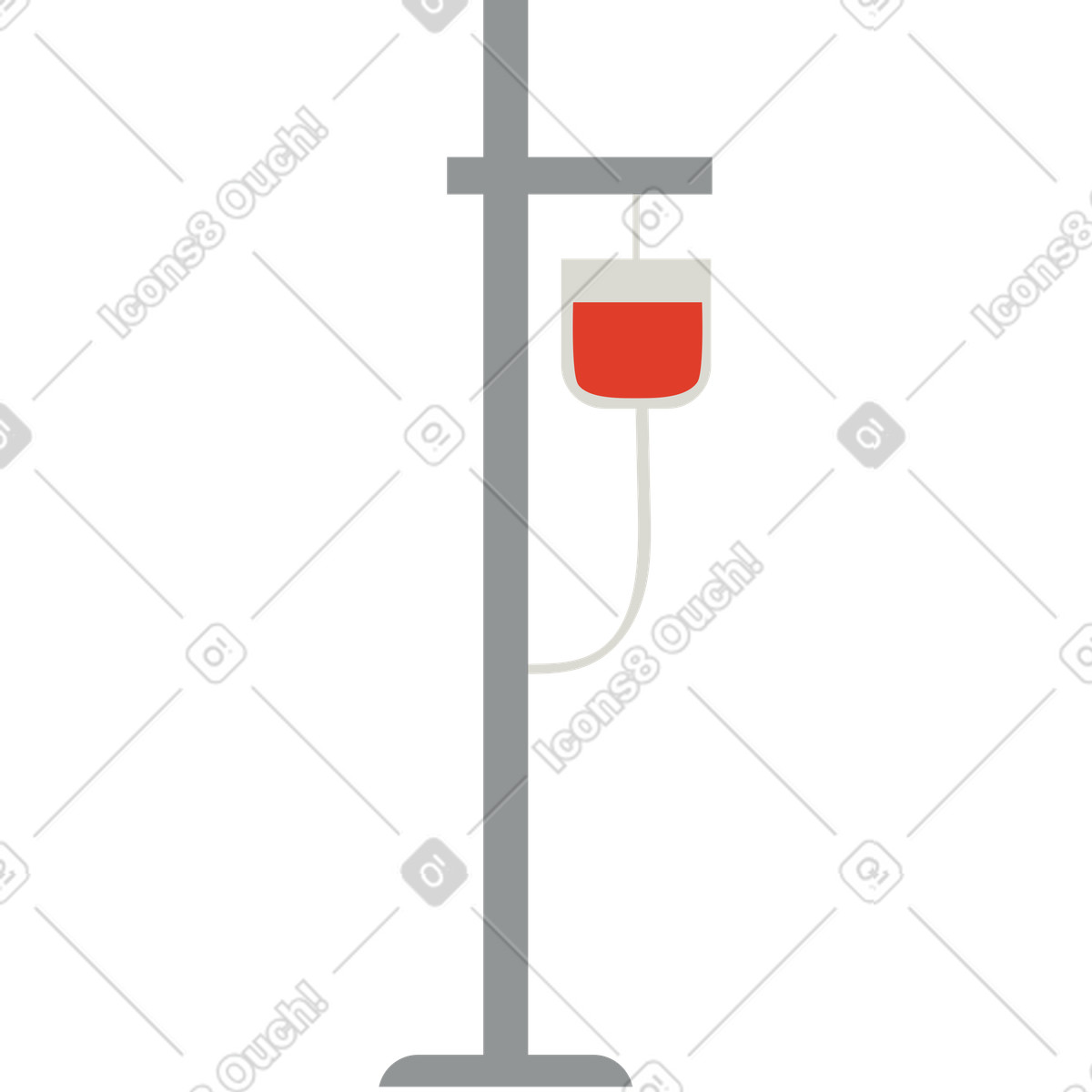 Fallen-Illustration im Burgundy-Stil als Download in PNG, SVG
