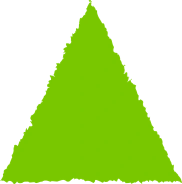 Triangle green PNG, SVG