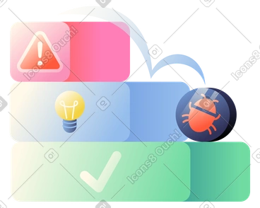 Flusso di lavoro di triage dei bug, dal rilevamento alla risoluzione, flusso di triage passo dopo passo PNG, SVG