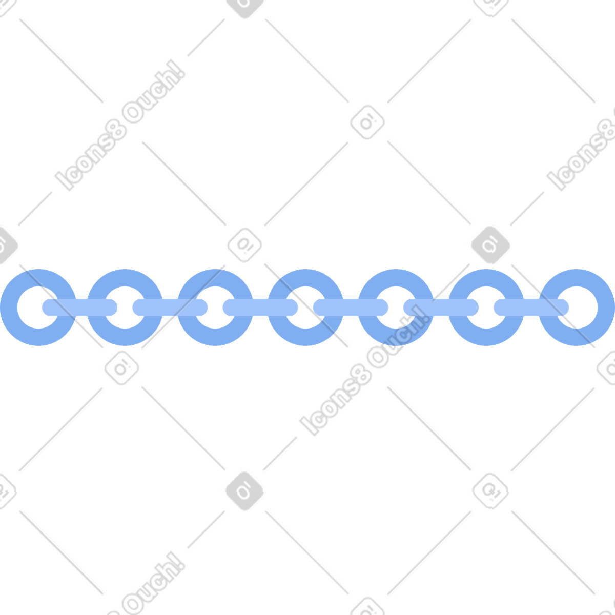 Catena illustrazione in stile Clip scarica in PNG, SVG