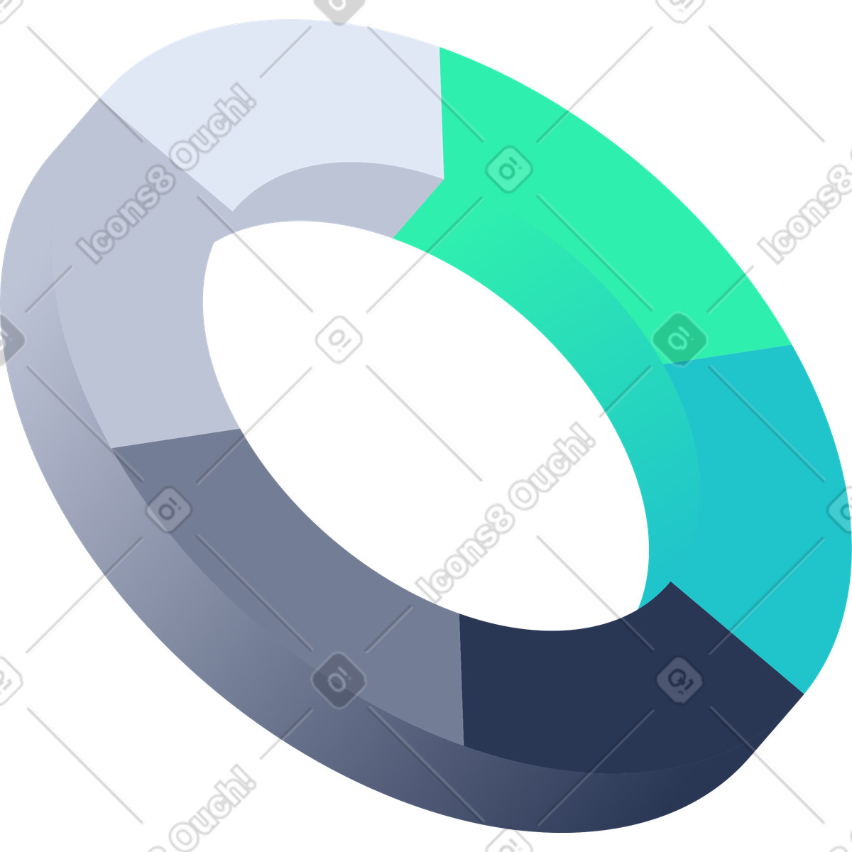 Runde karte illustration in PNG, SVG