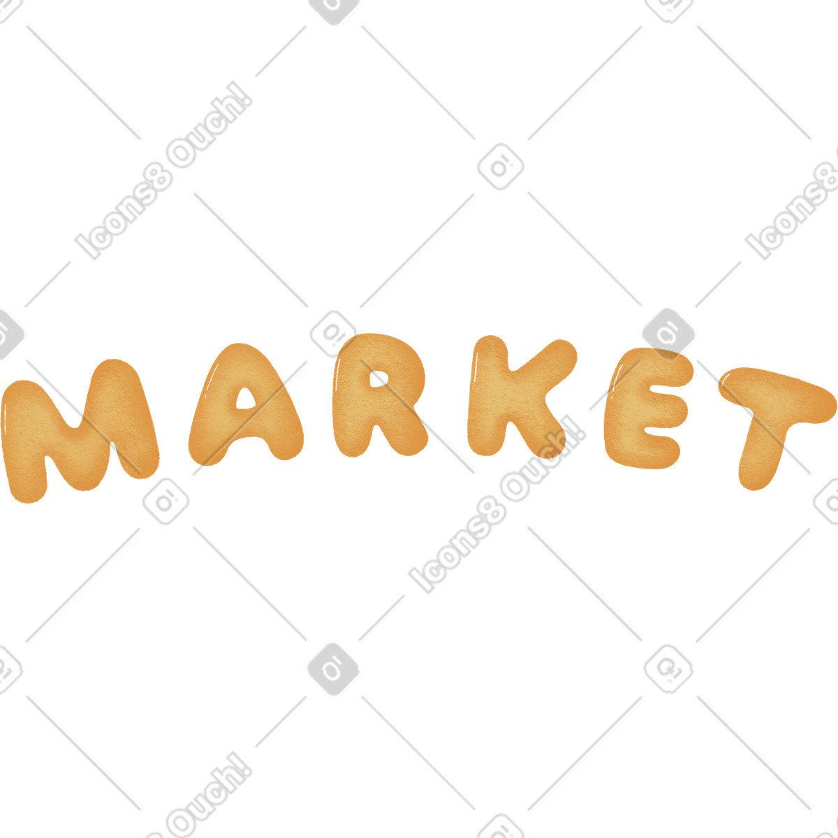 Illustration Marché dans le style Woolly à télécharger aux formats PNG, SVG