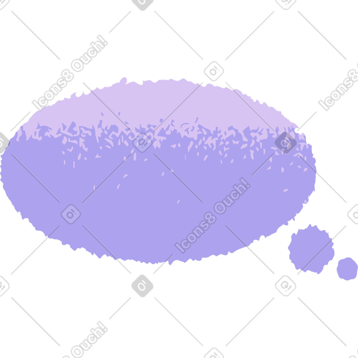 Sprechblase-Illustration im Mirage-Stil als Download in PNG, SVG