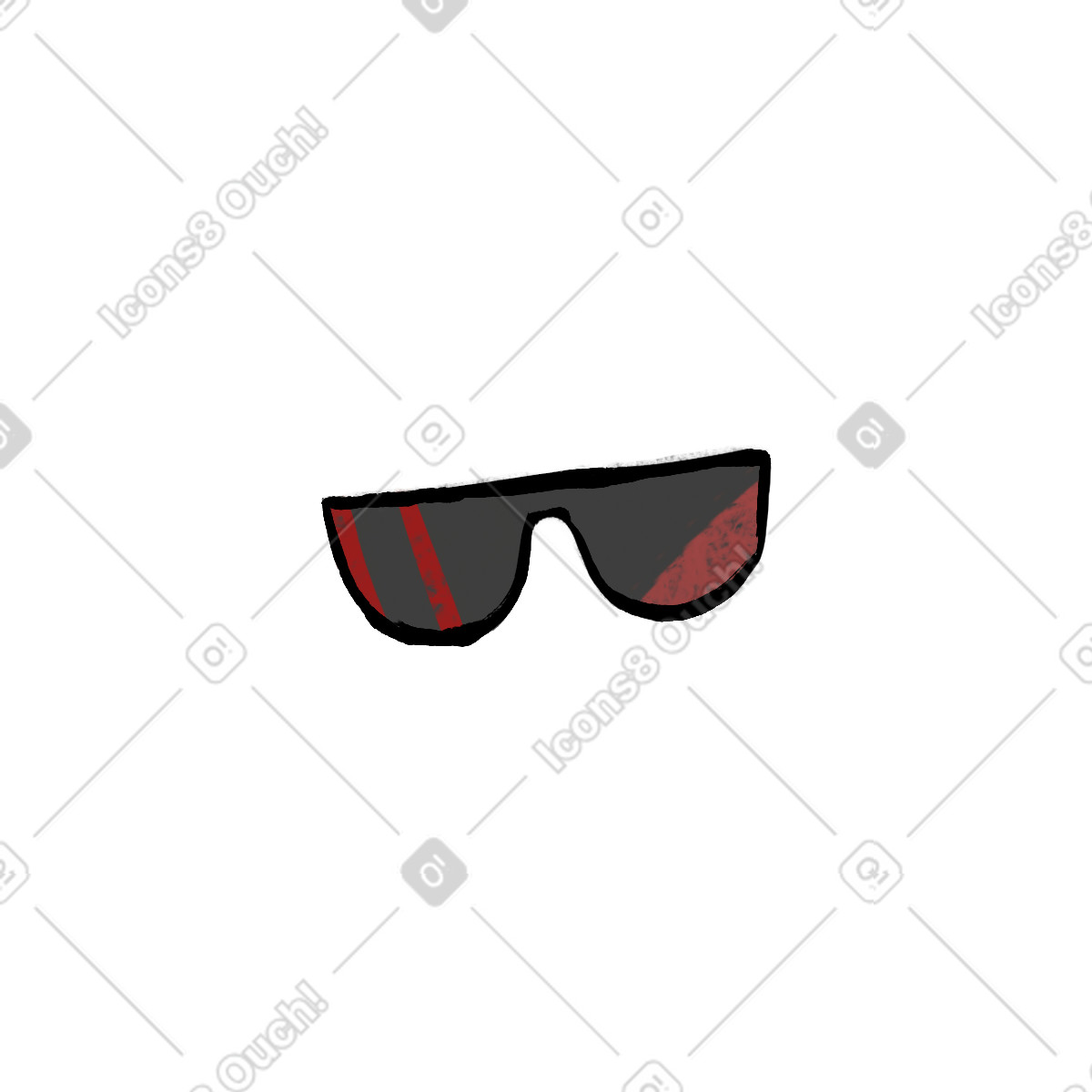 Bicchieri illustrazione in stile Fabulous scarica in PNG, SVG