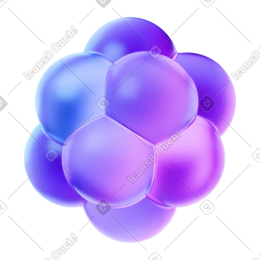 다채로운 거품 animated illustration in GIF, Lottie (JSON), AE