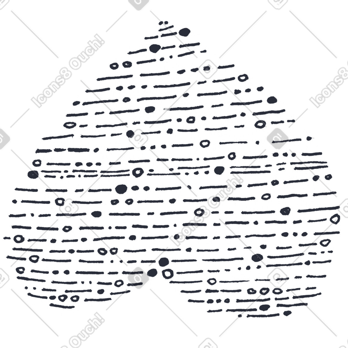 Individuare illustrazione in stile Inky scarica in PNG, SVG