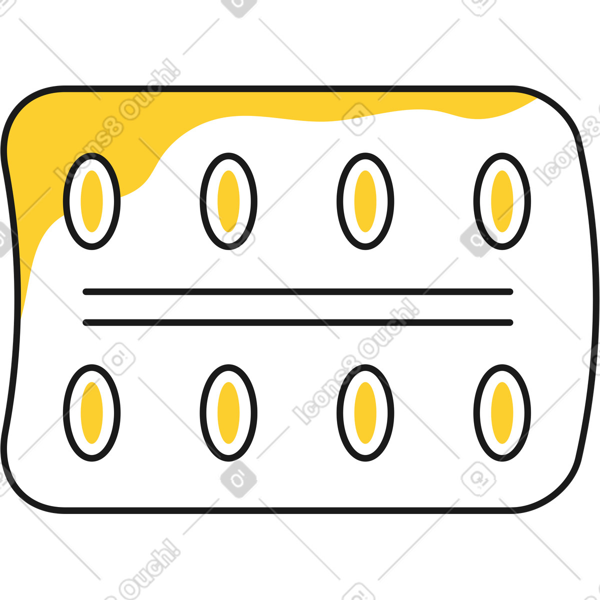 下载 Taxi 风格的 有药丸的水泡 插画，支持 PNG、SVG 格式
