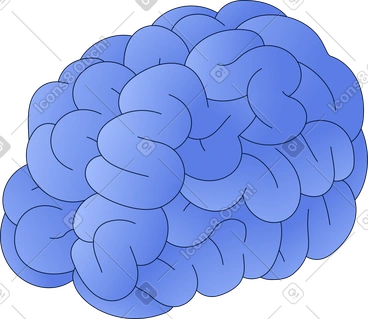 Brain clipart image in PNG, SVG, GIF formats