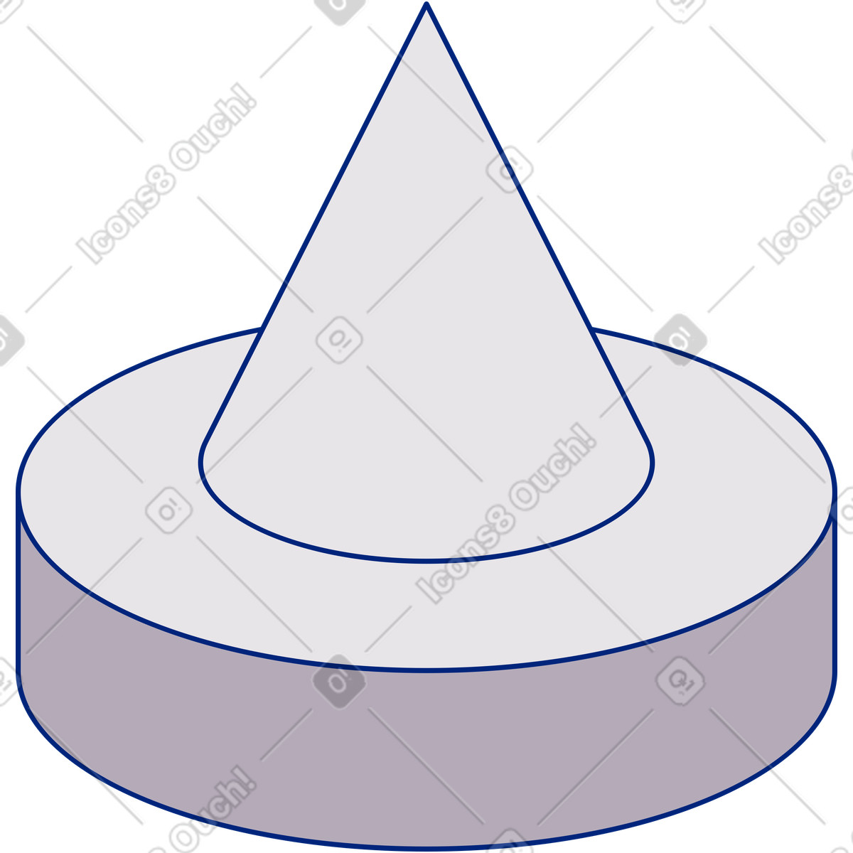 Button illustration in Neo-Sakura style download in PNG, SVG